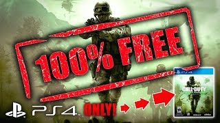 Get MODERN WARFARE REMASTERED For FREE  CoD MWR PS4  Playstation Plus Deal MW4 Confirmed [upl. by Hare]