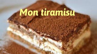 TIRAMISU  RECETTE FACILE ET RAPIDE [upl. by Yrotciv400]