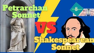 Petrarchan Sonnet Vs Shakespearean Sonnet  Difference between Petrarchan and Shakespearean Sonnet [upl. by Halimeda193]