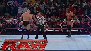 Triple H vs Snitsky Last RAW With Ruthless Agression Era Stage RAW Jan 142008 [upl. by Suedama]