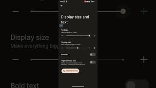 How to change the font size of phone text 📲📜 [upl. by Anaud]