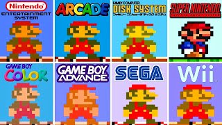 Super Mario Bros1985 NES Vs Arcade Vs SEGA Vs FDS Vs GBC Vs GBA Vs SNES Vs WiiWhich is Best [upl. by Eulalee703]