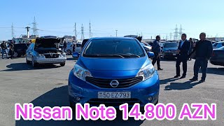 Nissan Note 2014 Mator 12 benzinQiymeti 14800 AZNSumqayit maşin bazarınissan [upl. by Hilde845]