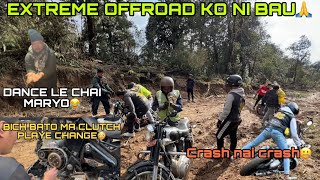 50 BULLET EXTREME OFFROAD RIDE  POKHARA CUSTOMS🚀 [upl. by Pattison]