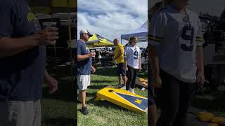 Fans tailgate ahead of Michigan vs Fresno State [upl. by Ttesil]