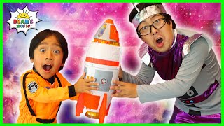 Astronaut Ryan Launched a rocket to Space Pretend Play [upl. by Aniez]