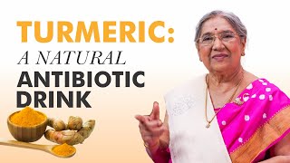 The BEST Natural Antibiotic Drink Home Remedy Formula  100 natural  TURMERIC Benefits [upl. by Milzie]