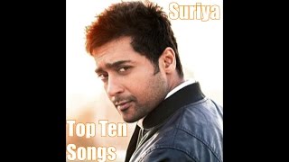 Suriya Top 10 Tamil Songs List [upl. by Ayekel324]