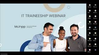 Motopp IT Traineeship Information session June 2024 in conversation with experts and trainees [upl. by Haizek616]