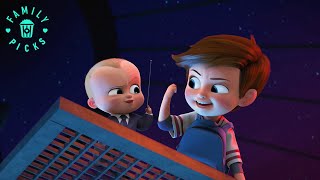 Tim and Boss Baby Stop the Launch of the Forever Puppies  The Boss Baby [upl. by Amabelle821]