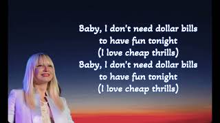 Cheap thrills Sia with lyrics [upl. by Gnuy60]