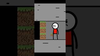 Minecraft Cave MEME ANIMATION minecraft humor animation animacion meme c418 comedy shorts [upl. by Adnertal]