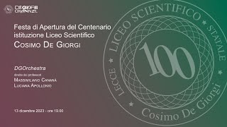 Festa apertura Centenario Liceo quotDe Giorgiquot [upl. by Ardel]