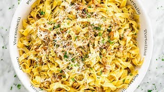 Chanterelle Mushrooms with Tagliatelle [upl. by Mattox48]