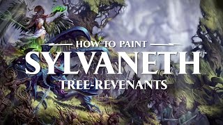 How to paint Sylvaneth Treerevenants [upl. by Hsevahb]