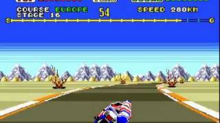 Mega Drive Longplay 164 Super HangOn [upl. by Akcimehs]