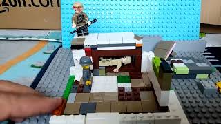 WW2 WAR ANIMATION LEGO BUILD ARDAS WORLD 2 [upl. by Ahsiemak]