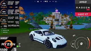 RX 6600 XT  Ryzen 5 5500  Fortnite Performance Mode [upl. by Schindler638]