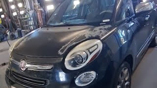 2017 Fiat 500 Headlight Replacement [upl. by Anatnas]