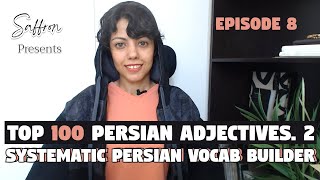 Persian Vocabulary  Top 100 Persian Adjectives Part 2  Learn Farsi [upl. by Erikson]