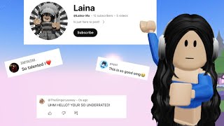 I WENT UNDERCOVER AS A ROBLOX YOUTUBER 1ST TIME [upl. by Aeuhsoj]