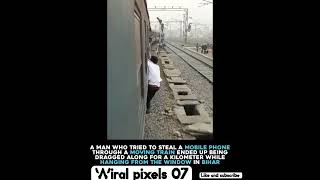 Man who tried to steal mobile from train has been caught 2024 trending shorts [upl. by Raeann534]