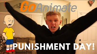 GoAnimate In Real Life  Caillou Gets GroundedPunishment Day [upl. by Nywled114]