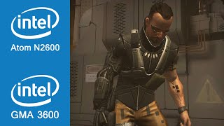 Deus Ex The Fall Gameplay Intel Atom N2600  Intel GMA 3600 [upl. by Ordisy108]