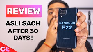 Samsung Galaxy F22 Review After 30 Days  SLOW HUA  GT Hindi [upl. by Elwood787]