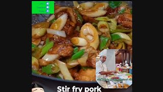 stir fry pork stir fry pork belly chinese recipes [upl. by Torry643]