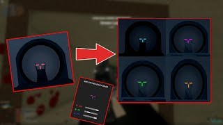 CHANGE THE COLOR OF YOUR RETICLE IN PHANTOM FORCES [upl. by Carlynne]