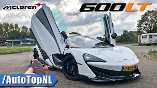 McLaren 600LT Spider REVIEW on AUTOBAHN NO SPEED LIMIT by AutoTopNL [upl. by Stonwin]