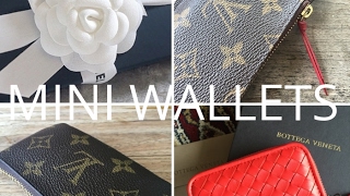 Mini Luxury Wallet Collection  Reviews  LV Chanel Bottega Veneta [upl. by Hyams]