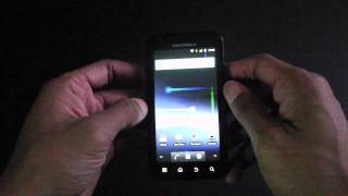 Motorola Atrix 4G Gingerblur Gingerbread Review [upl. by Introc]