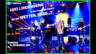 Udo Lindenberg UDOPIUM LIVE bei WETTEN DASS  am Samstag d 611 2021 [upl. by Delastre]