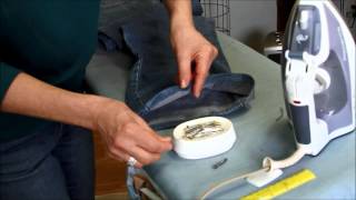 How To Hem Jeans  30 Years of experience [upl. by Maryann325]