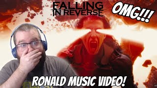 Falling In Reverse  Ronald Official Music Video REACTION OMG [upl. by Riabuz]