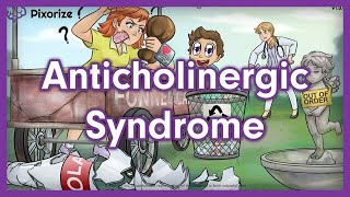 Anticholinergic Syndrome Mnemonic for Nursing Pharmacology NCLEX [upl. by Ahsieker415]