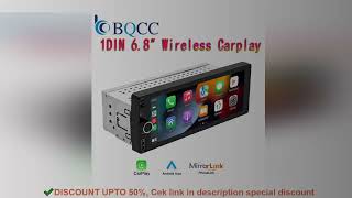 ✔️1din 686quot HD Car Radio Multimedia Carplay Touch Screen Mirr✔️ [upl. by Pattin53]