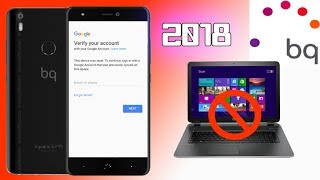 FRP BQ AQUARIS U PLUS BYPASS GOOGLE ACCOUNT 2018 SECURITY PATSH LATEST [upl. by Yramanna]