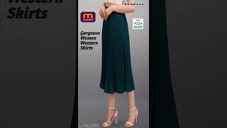 Gorgeous Women Western Skirt  Only Rs224  meesho shorts ytshorts trending viralvideo [upl. by Paza]