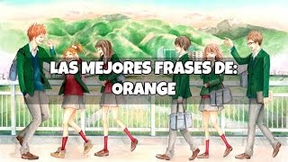 LAS MEJORES FRASES DE ORANGE MINNA NO MIZUMI [upl. by Norrahs]