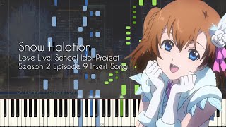 Snow Halation  Love Live Insert Song  Piano Arrangement Christmas Special [upl. by Enilada]