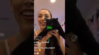 Doja Cat gets her cat SO HIGH 😂😵 [upl. by Teagan]