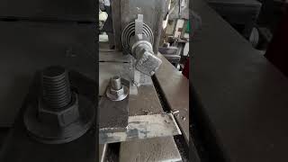 Using a traditional planer to make grooves on 3mm steel plates machining turningmachines [upl. by Sivehc]