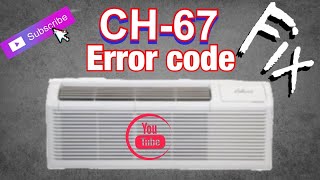 LG Window unit error code CH 67 [upl. by Beauvais]