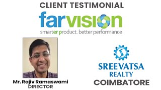 sreevatsarealestatespltd5683 Client Testimonial farvisionerp  Leading Real Estate ERP erp [upl. by Marybelle325]