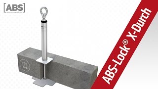 Absturzsicherung Anschlagpunkt f Beton ABSLock X DURCH [upl. by Rtoip]