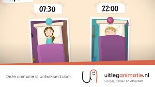 Slaaptips uitleganimatie Hersenstichting [upl. by Minetta]