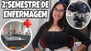 2° SEMESTRE DE ENFERMAGEM SEMIPRESENCIAL  matérias e experiência 🩺📚 [upl. by Daahsar]